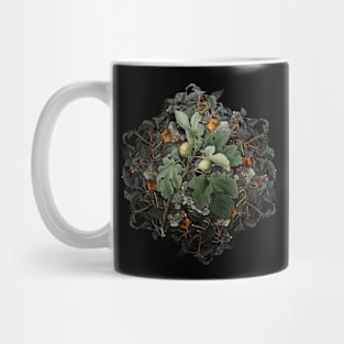 Vintage Fig Fruit Wreath Mug